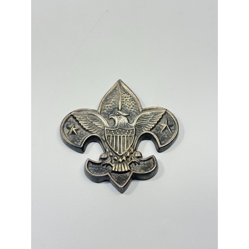 Paperweight Boy Scouts of America Fleur-de-Lis Felt Back Office Desk Decor - Picture 2 of 14